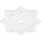 Ekena Millwork Axel Architectural Grade PVC Contemporary Ceiling Medallion, 30"OD x 3"ID x 16 1/2"C x 1"P CMP30AL-03000 - alternate 2